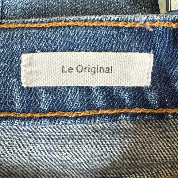 FRAME Le Original Gusset Slim Straight Leg Jeans in Elton Wash - Picture 6 of 11